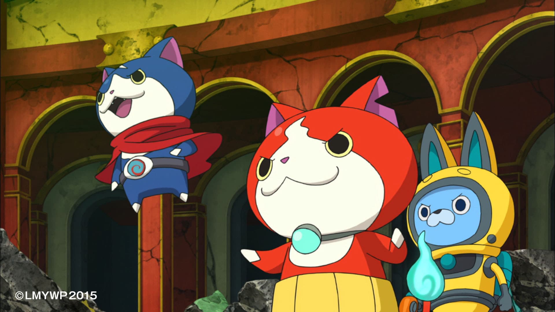 Yo-kai Watch: The Movie - The Great King Enma and the Five Tales, Meow!